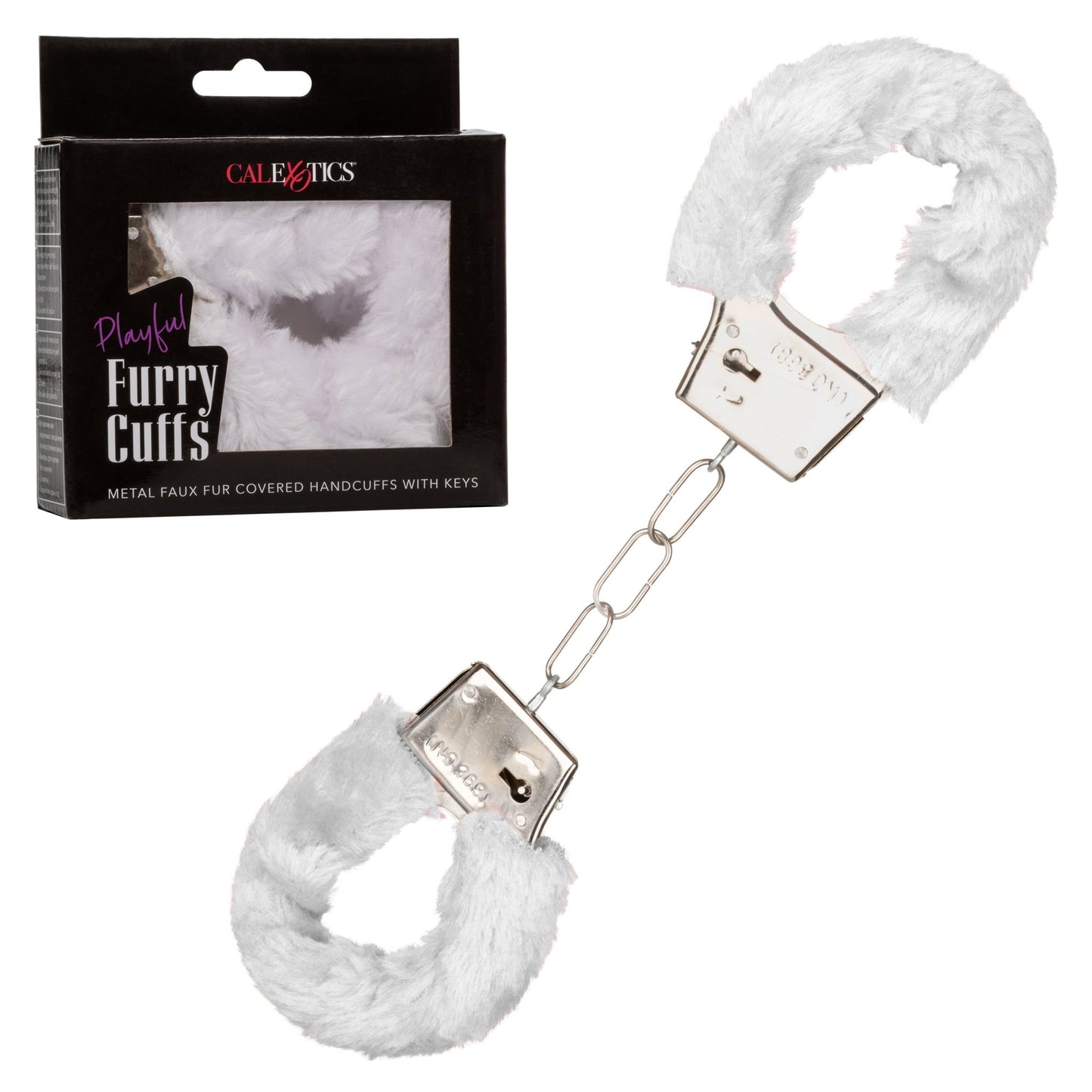 Playful Furry Cuffs - White SE2651153