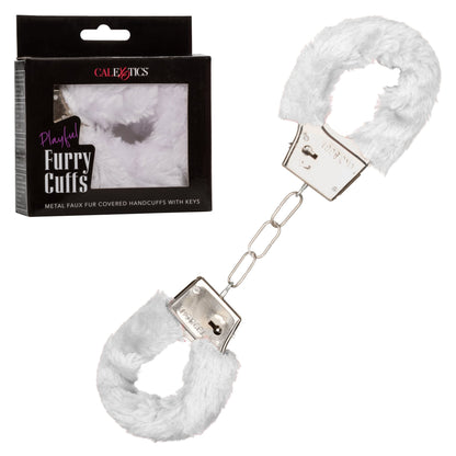 Playful Furry Cuffs - White SE2651153