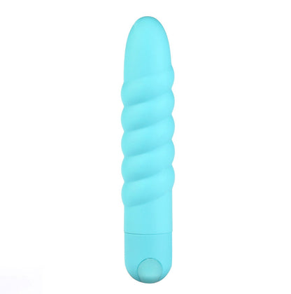 Lola 10 Function Vibrating Twisty Bullet - Teal MTMA331