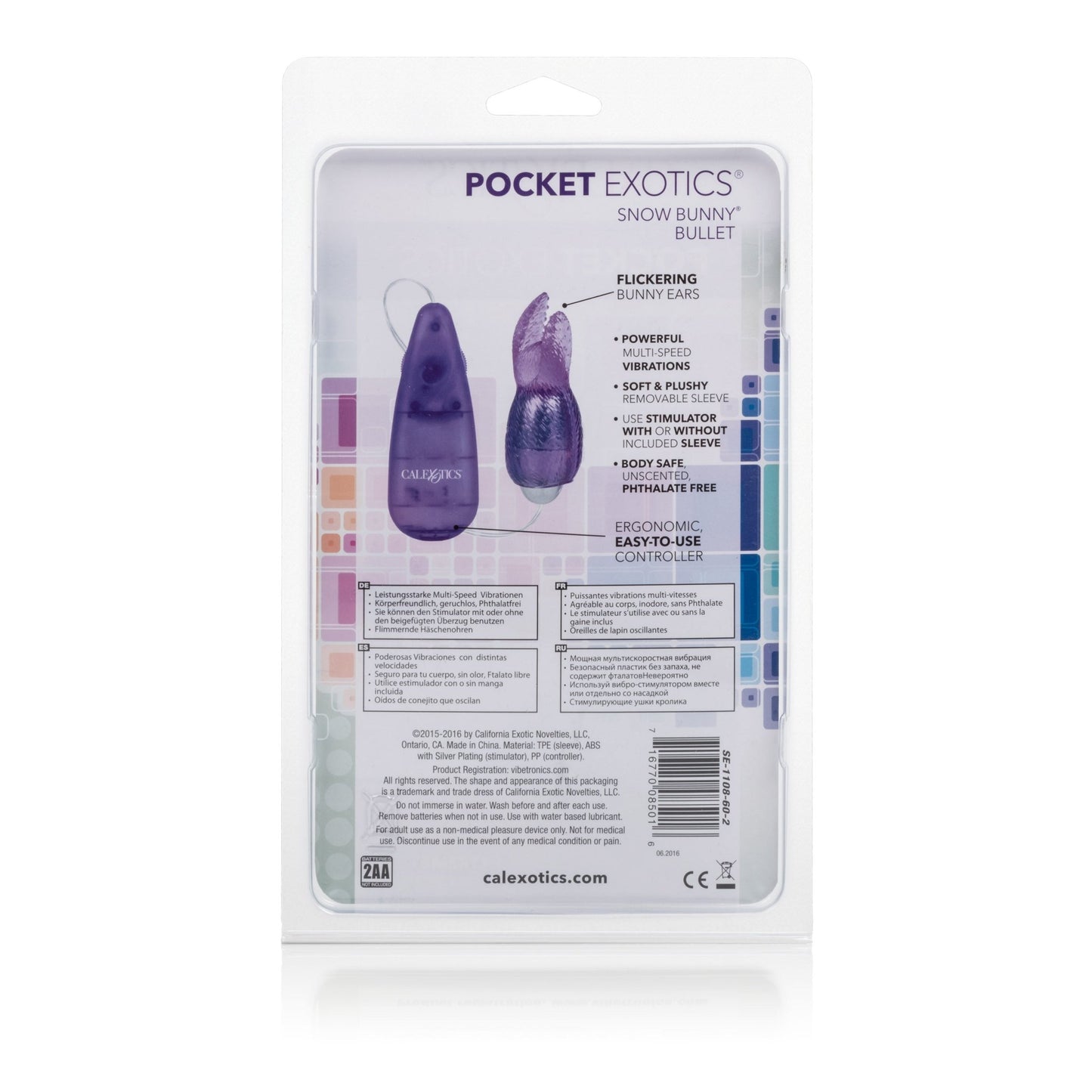 Pocket Exotics Snow Bunny Bullet - Purple SE1108602