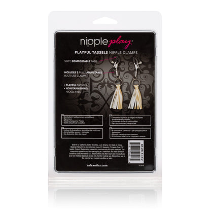 Nipple Play Playful Tassels Nipple Clamps - Gold SE2614152