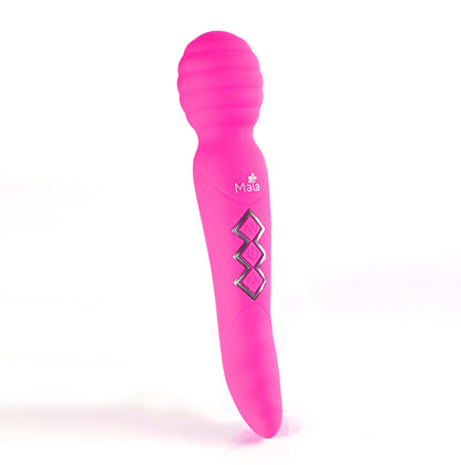 Zoe Twisty Dual Vibrating Pleasure Wand - Pink MTAV302-PK