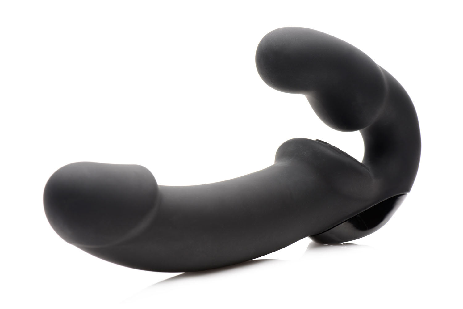 Urge Silicone Strapless Strap on With Remote - Black SU-AF707