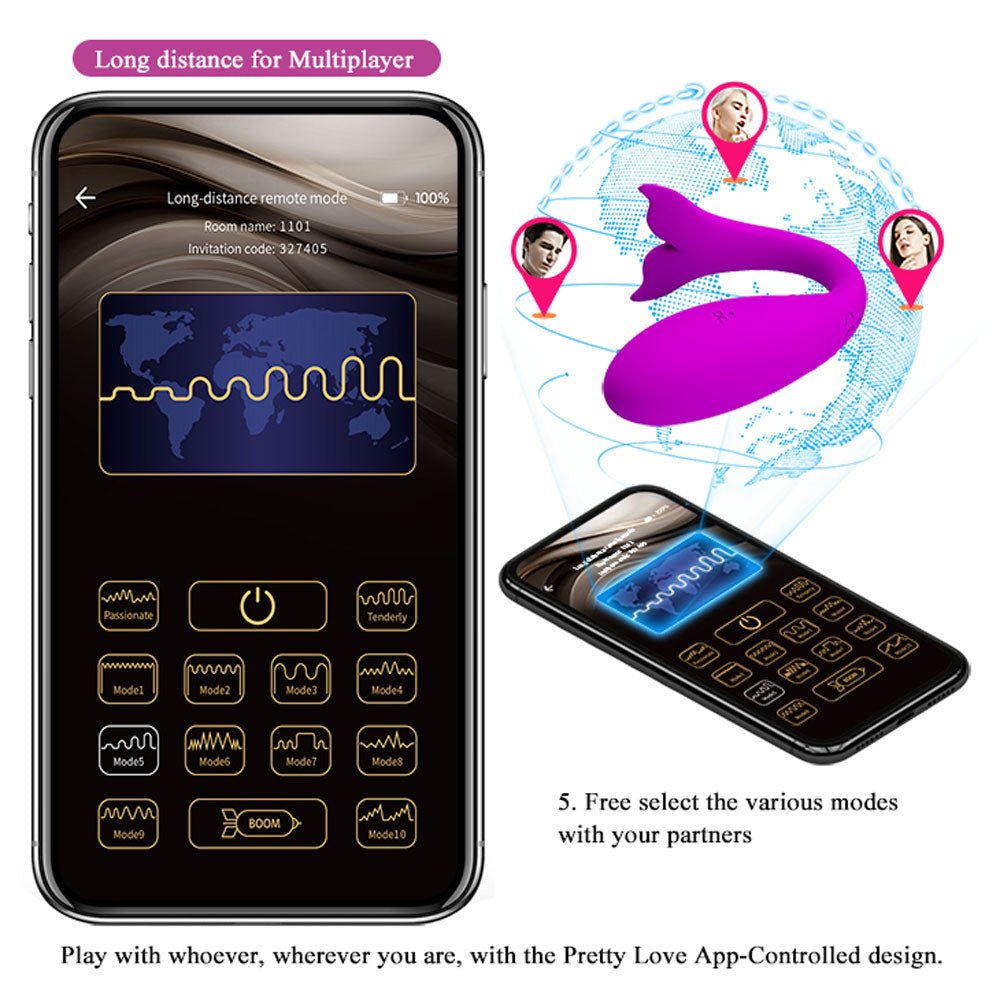 Pretty Love Jayleen Global Remote Control Series - Purple BI-014911HP