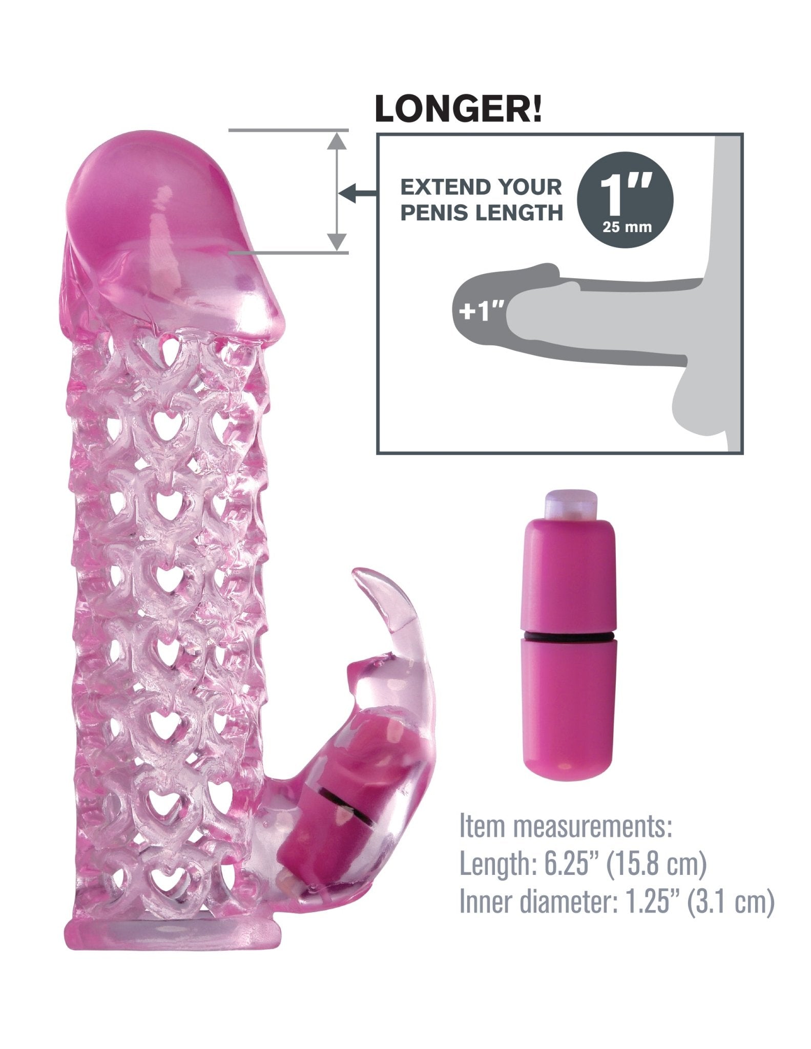 Fantasy X-Tensions Vibrating Couples Cage - Pink PD4146-11