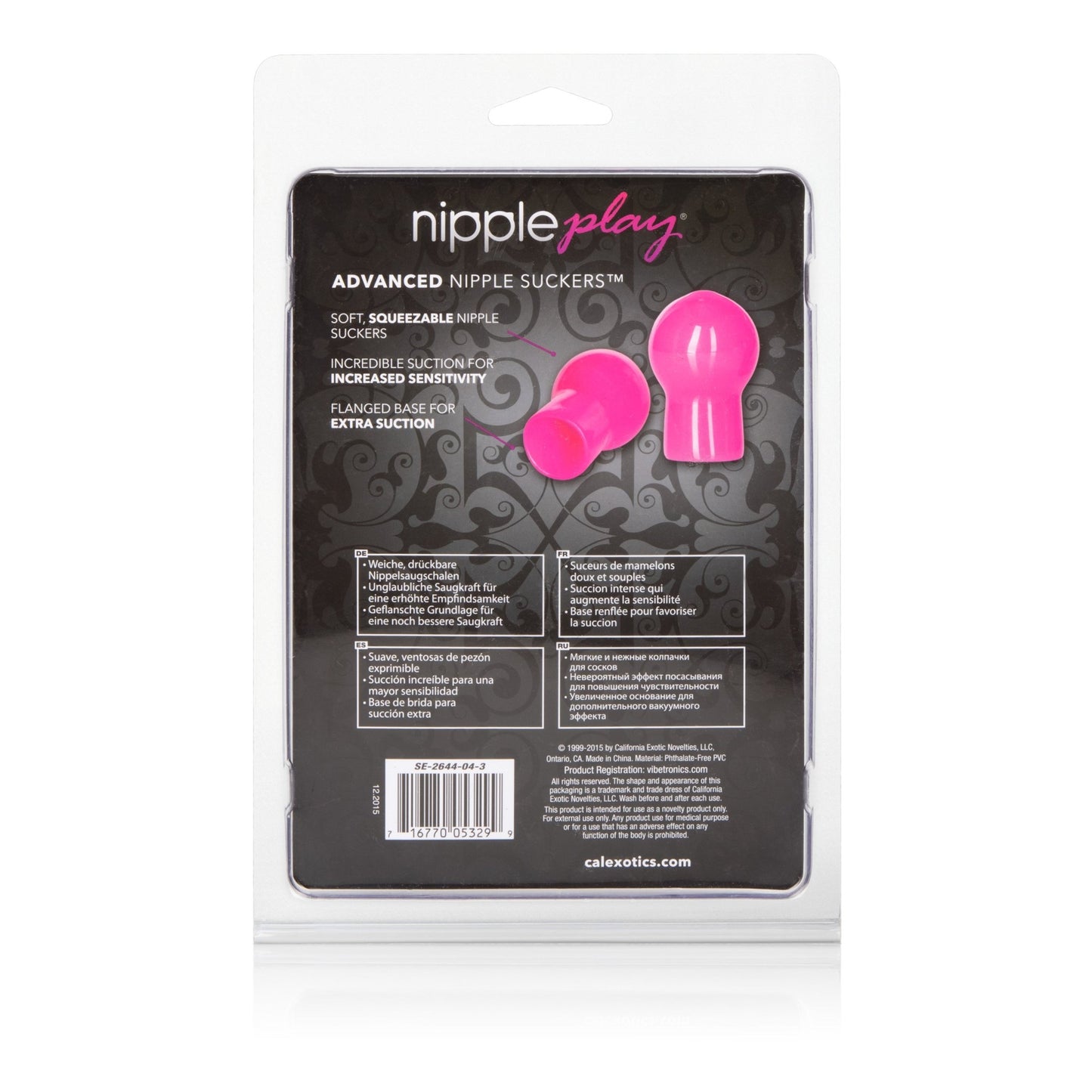 Nipple Play Advanced Nipple Suckers - Pink SE2644043