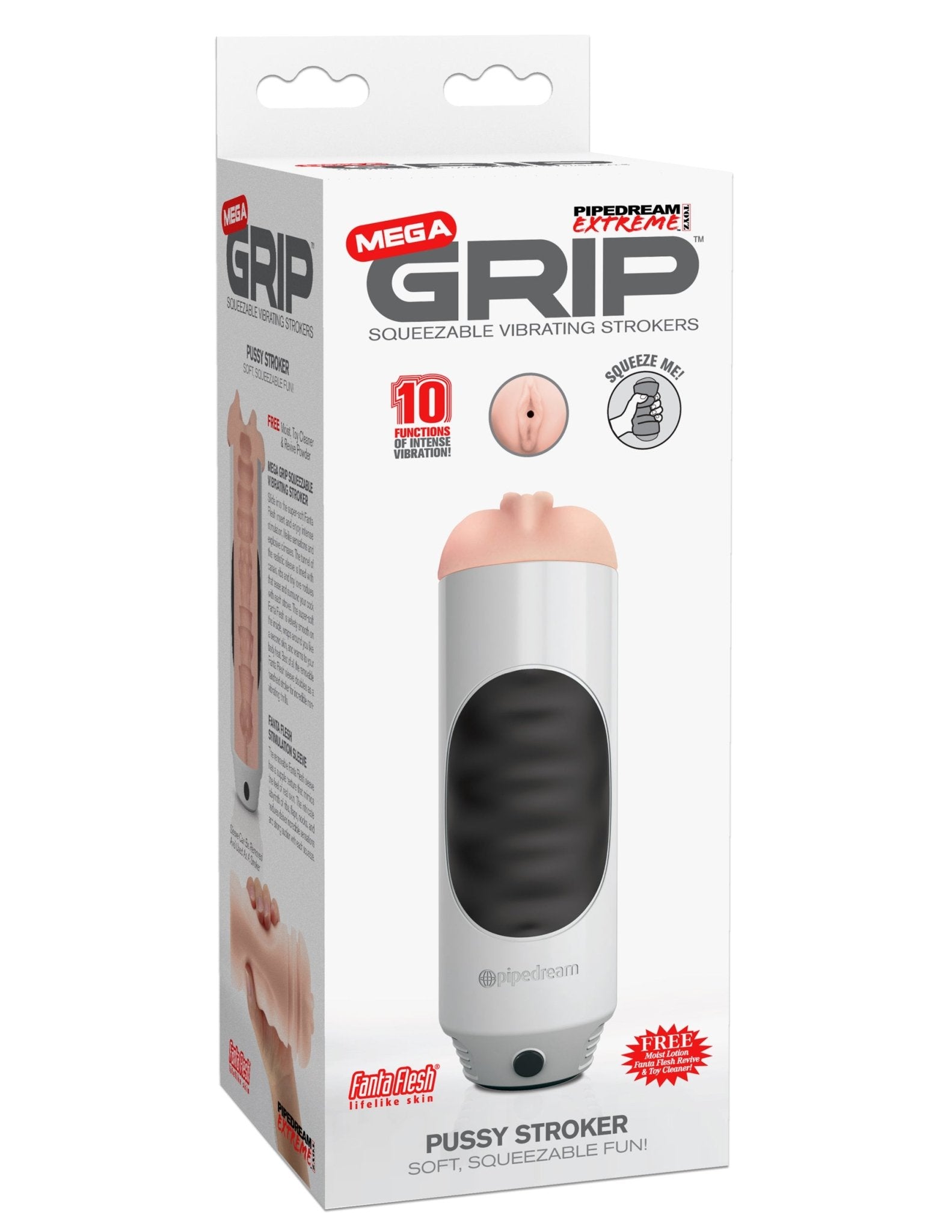 Extreme Toyz Mega Grip Vibrating Pussy Stroker PDRD292