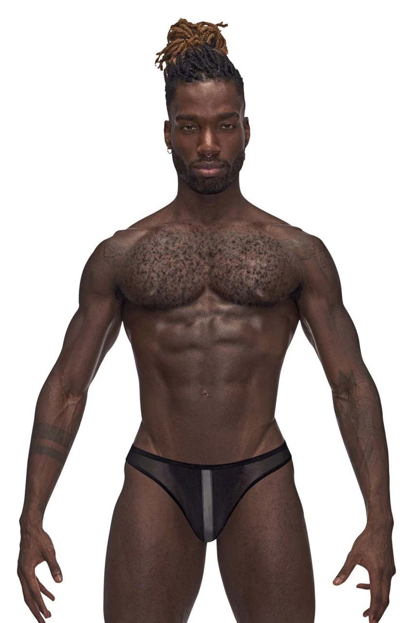 Landing Strip Bikini Brief - Small - Black MP-480271BKSL