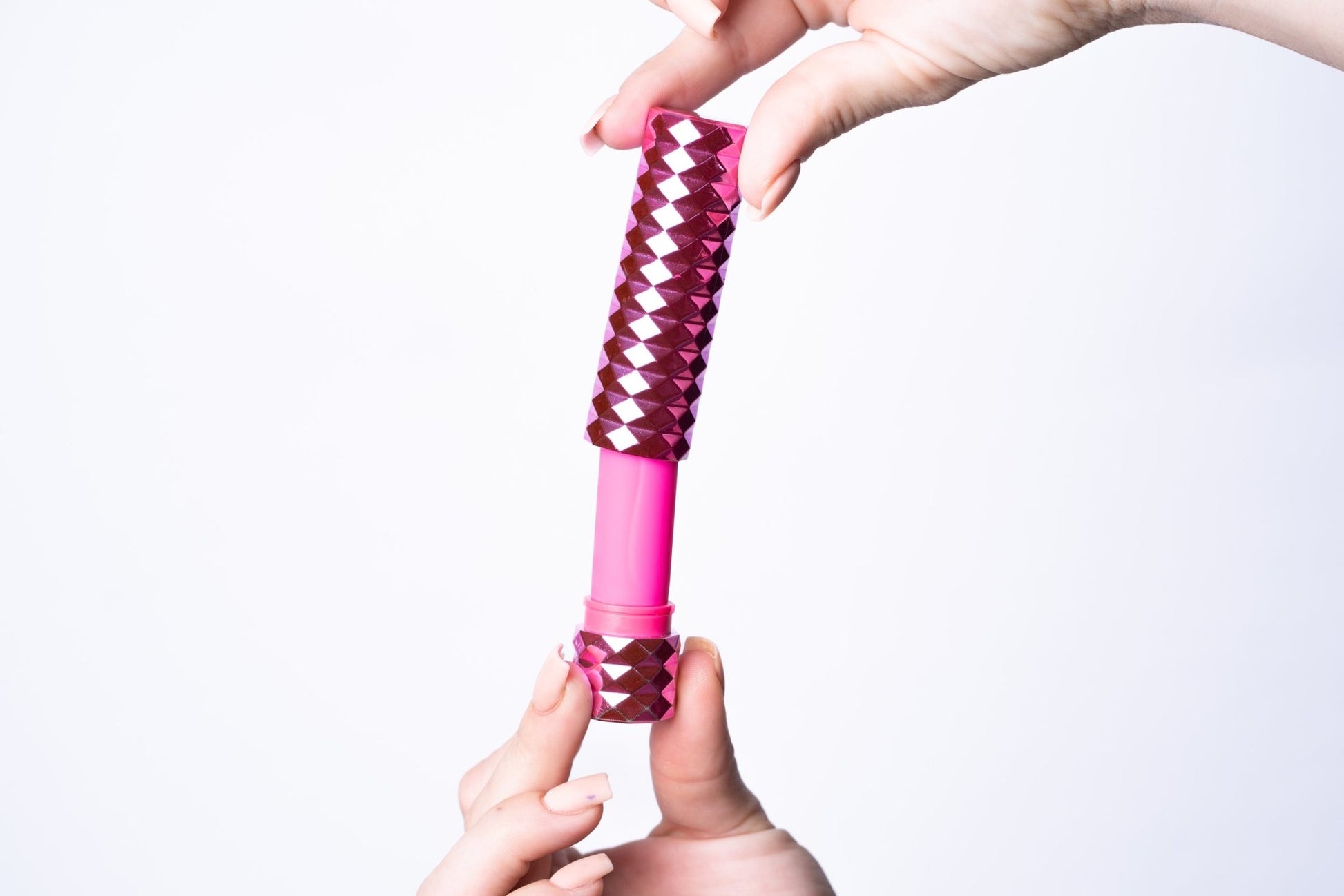 Roxie Crystal Gem Lipstick Bullet Vibrator - Pink MTMA17001-P1