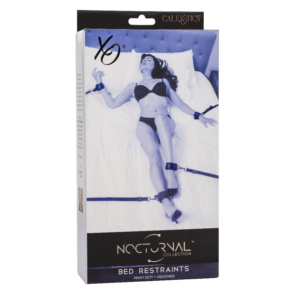 Nocturnal Collection Bed Restraints - Black SE2678303