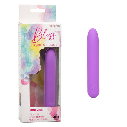 Bliss Liquid Silicone Mini G Vibe - Purple SE0569053