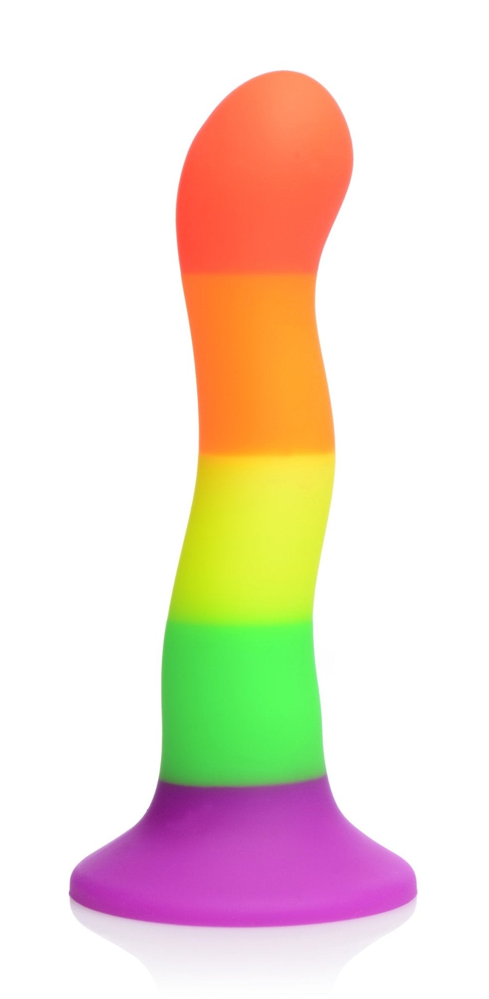 Proud Rainbow Silicone Dildo With Harness SU-AG245