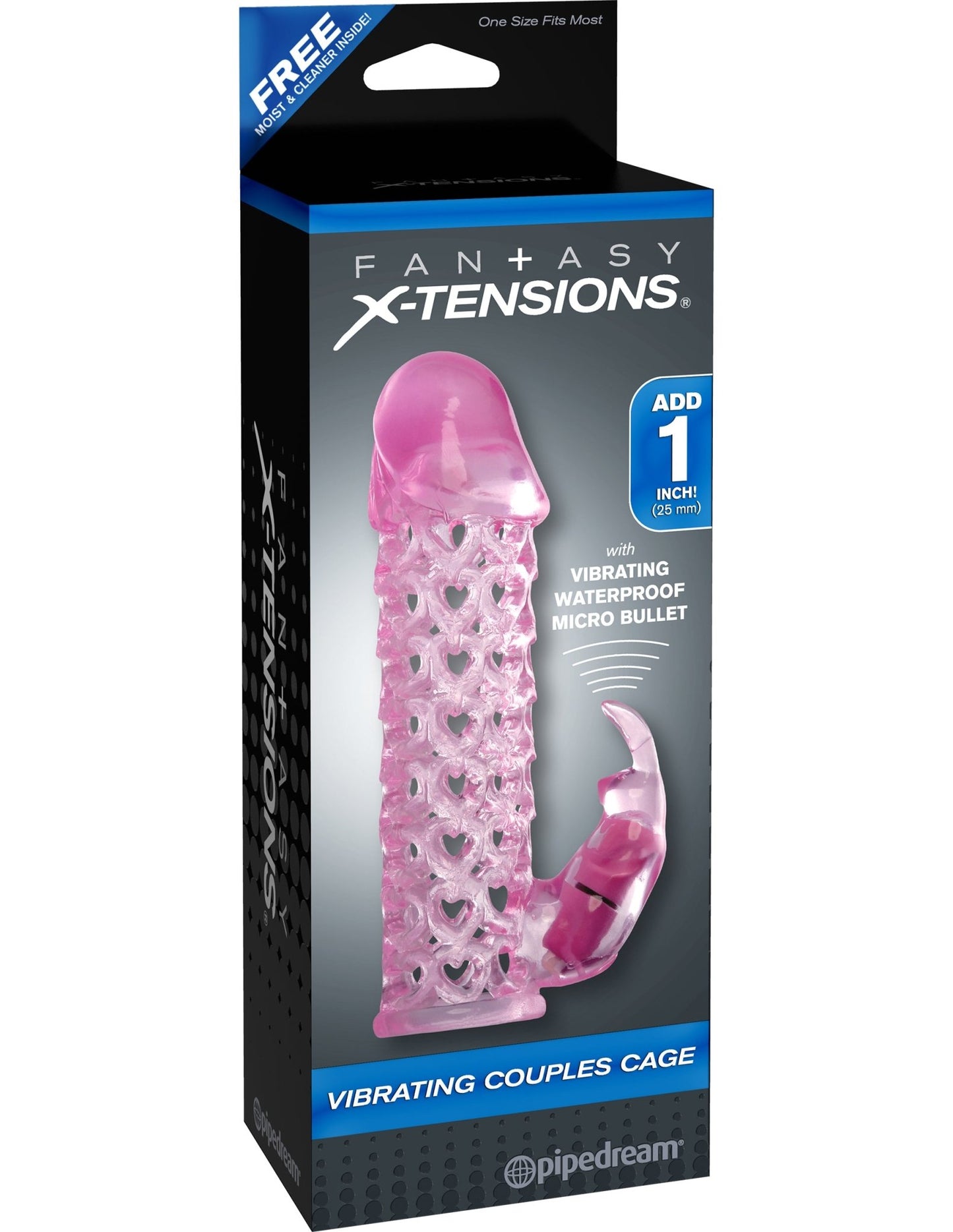 Fantasy X-Tensions Vibrating Couples Cage - Pink PD4146-11