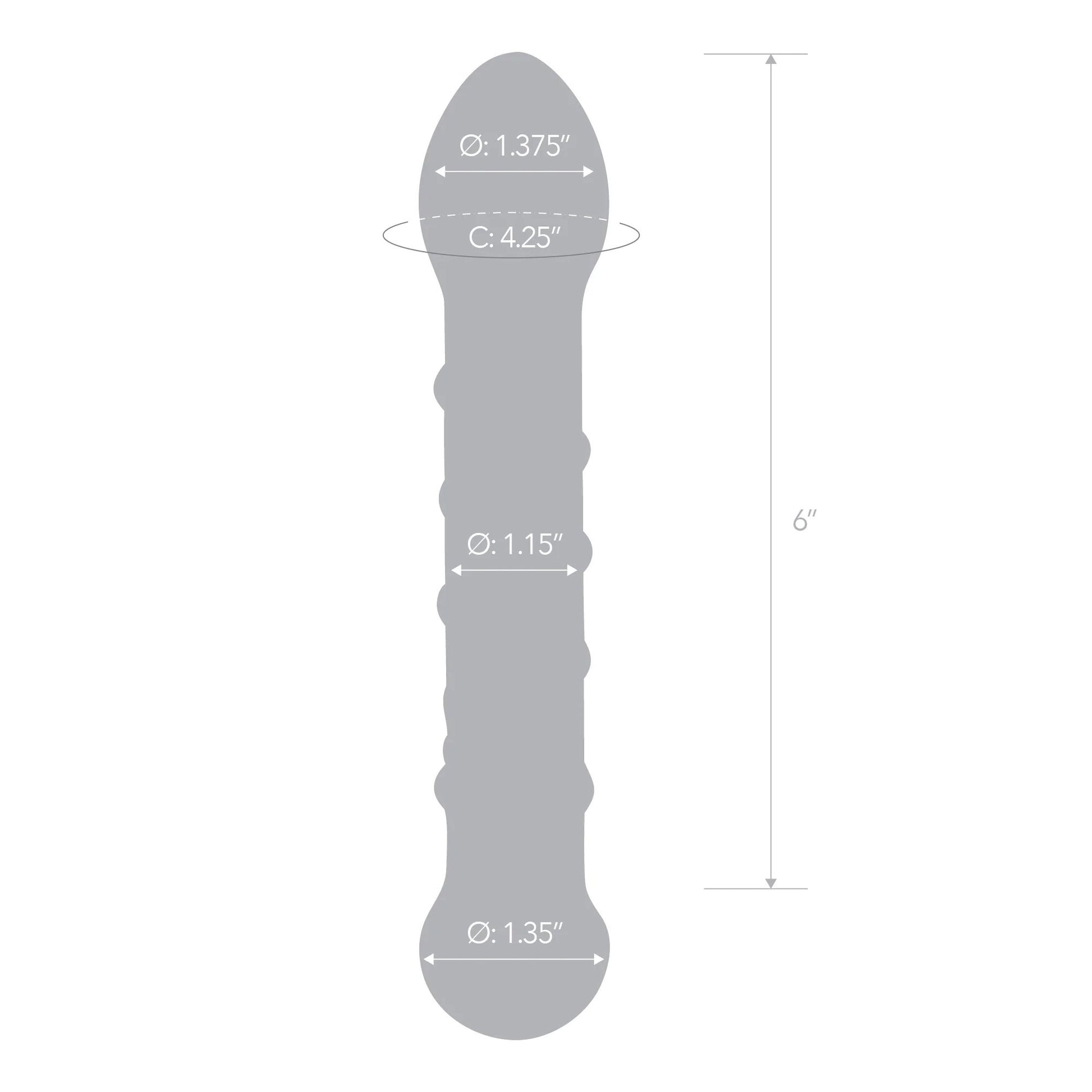 Spiral Staircase Full Tip Dildo GLAS-10