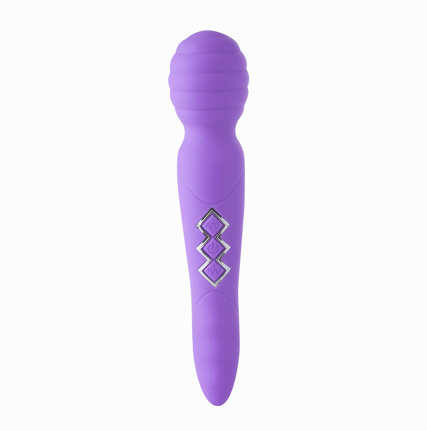 Zoe Twisty Dual Vibrating Pleasure Wand - Purple MTAV-302