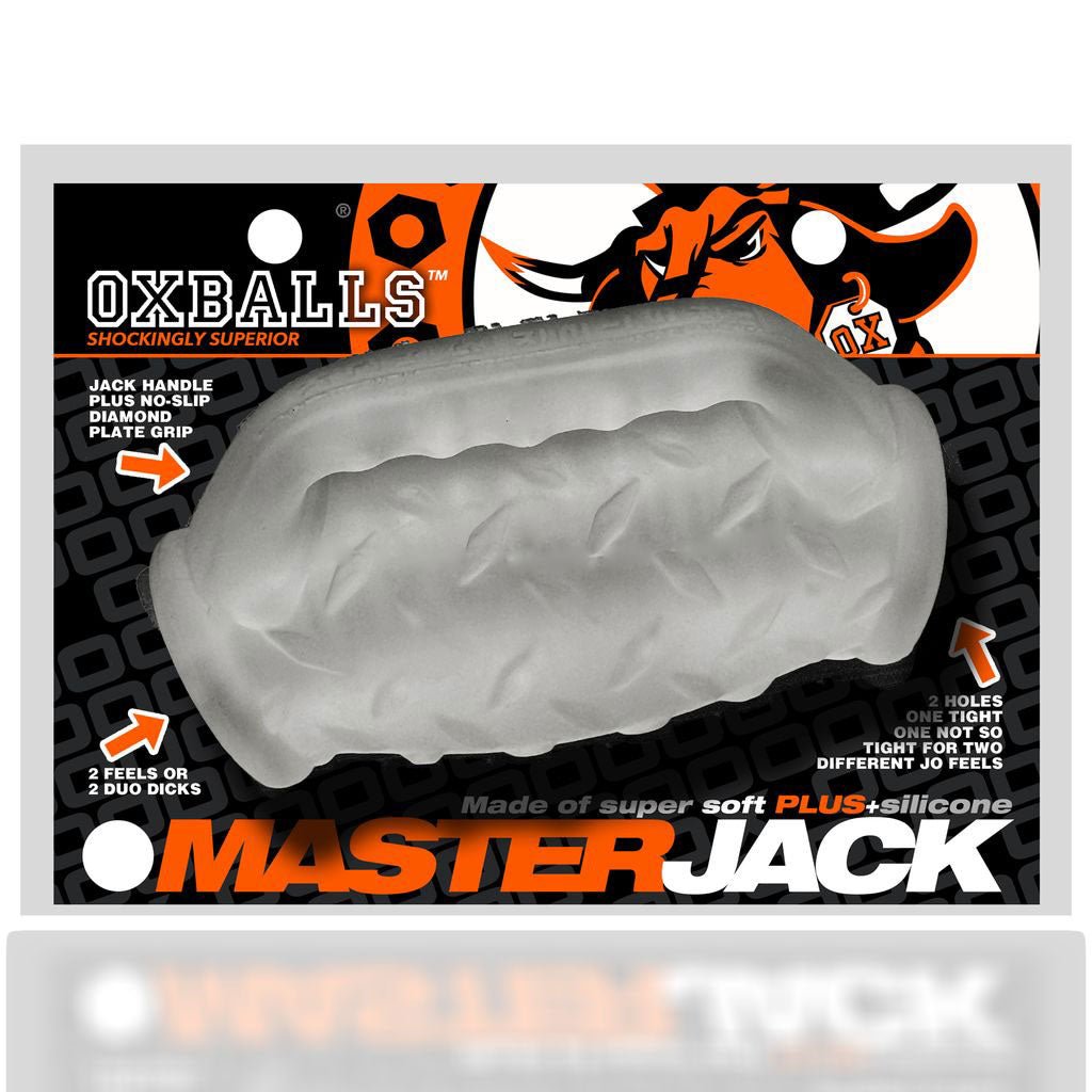 Masterjack Double Penetration Jo - Clear Ice OX-3080-CLRICE