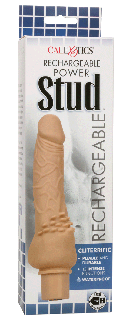 Rechargeable Power Stud Cliterrific - Ivory SE0842253