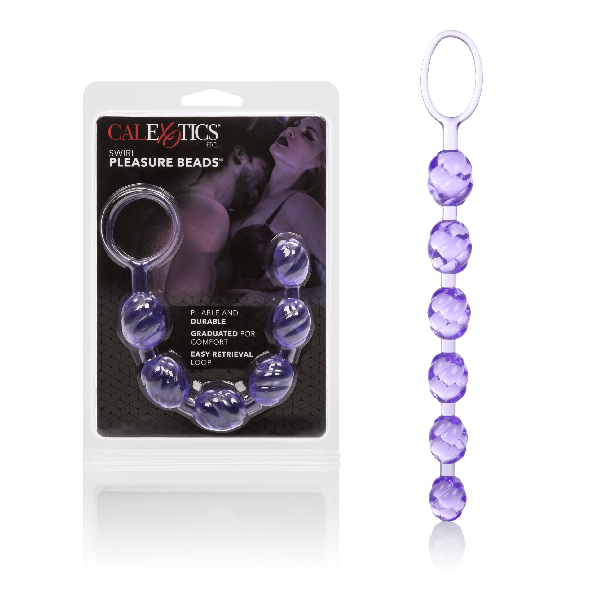 Swirl Pleasure Beads - Purple SE1315142