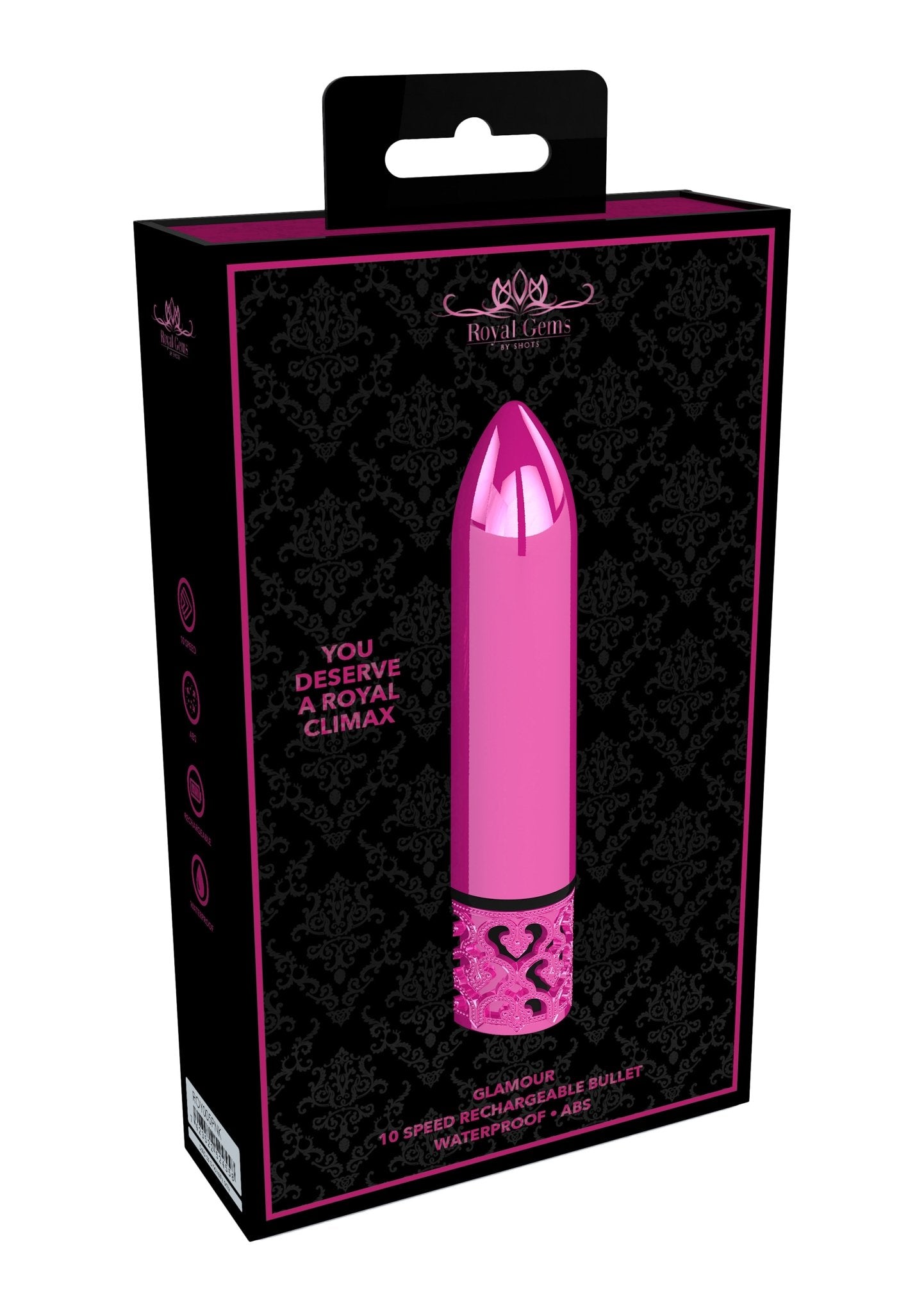 Glamour - Rechargeable Abs Bullet - Pink SH-ROY005PNK