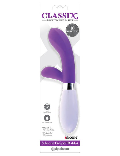 Silicone G-Spot Rabbit - Purple PD1988-12