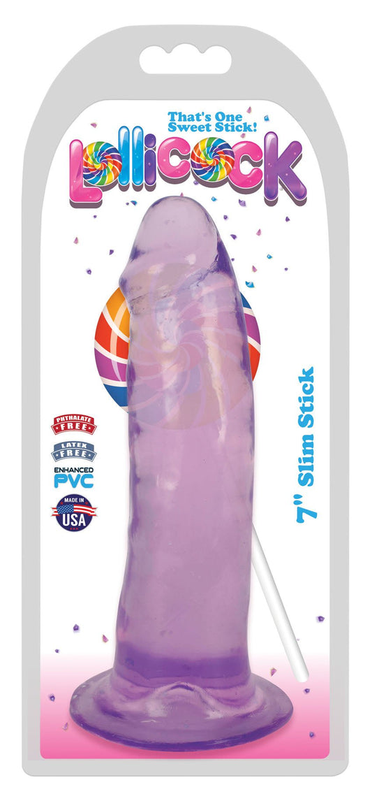 Lollicock 7 Inch Slim Stick - Grape Ice CN-14-0506-51