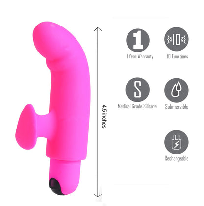 Sadie Silicone Finger Vibrator - Pink MTMA2005