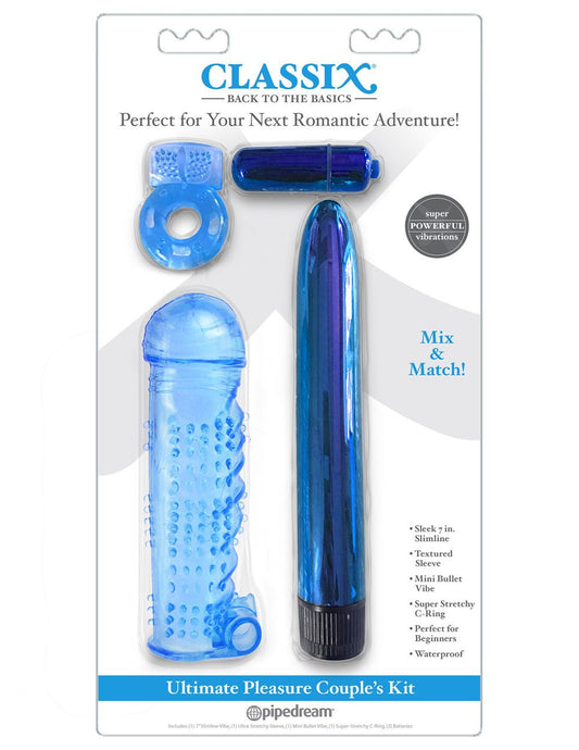 Classix Ultimate Pleasure Couples Kit - Blue PD1994-14