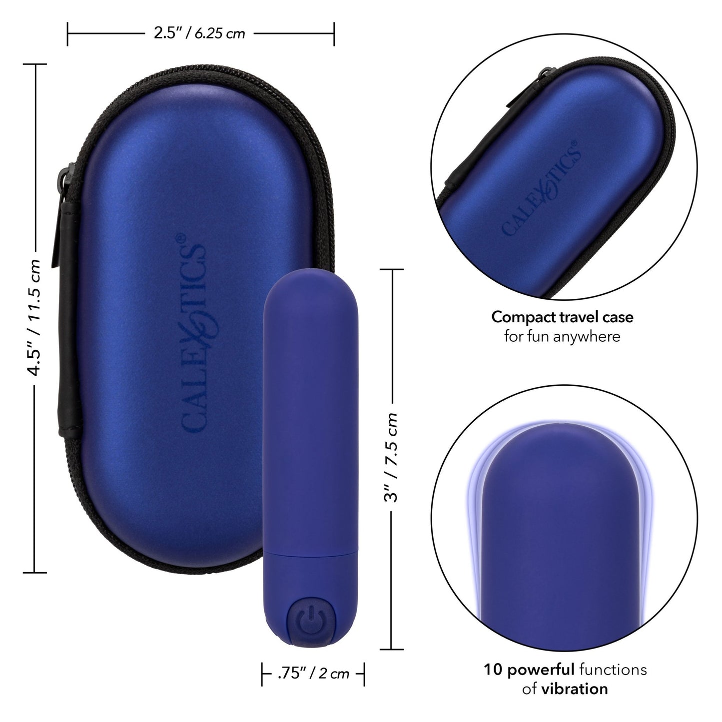 Rechargeable Hideaway Bullet - Blue SE0062352