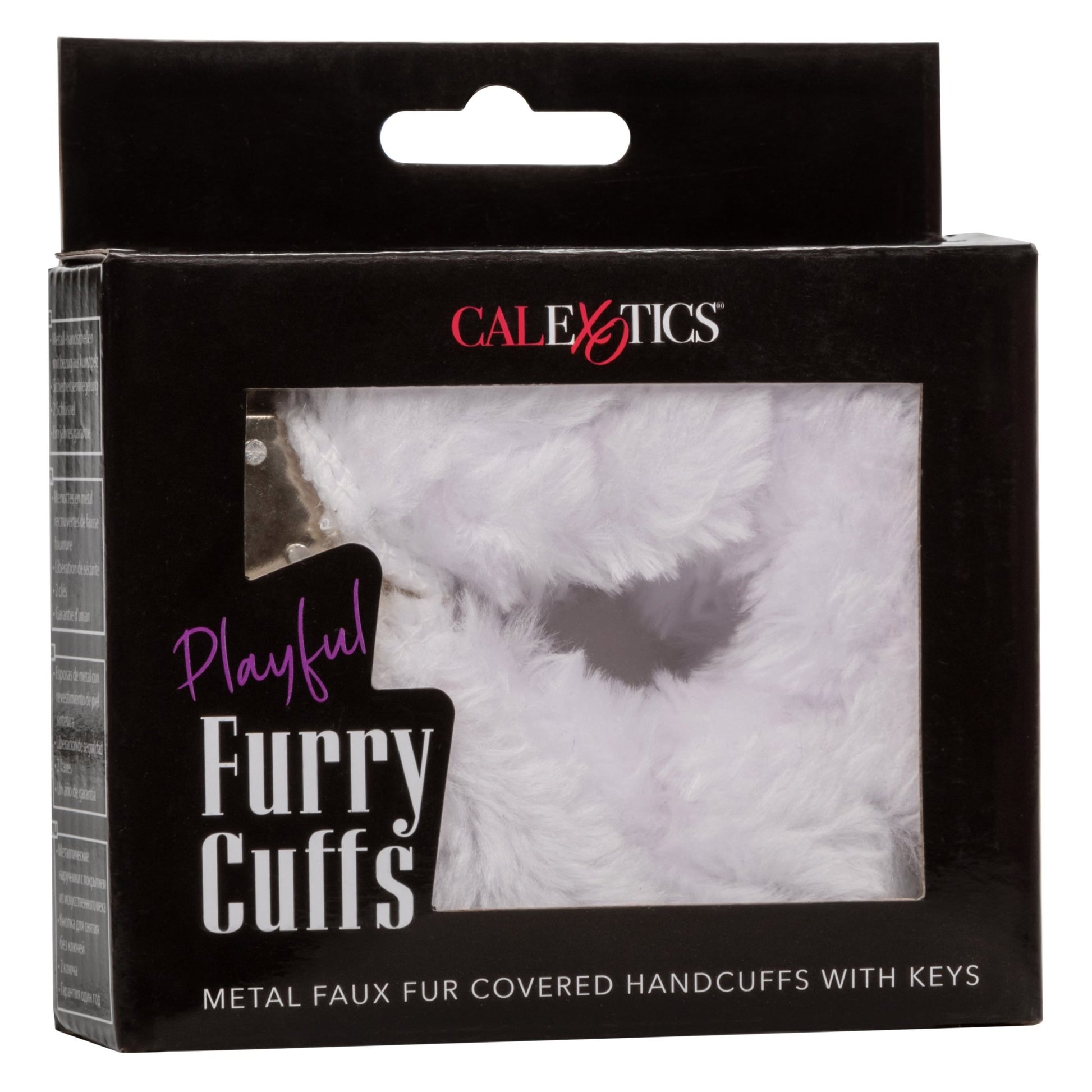 Playful Furry Cuffs - White SE2651153