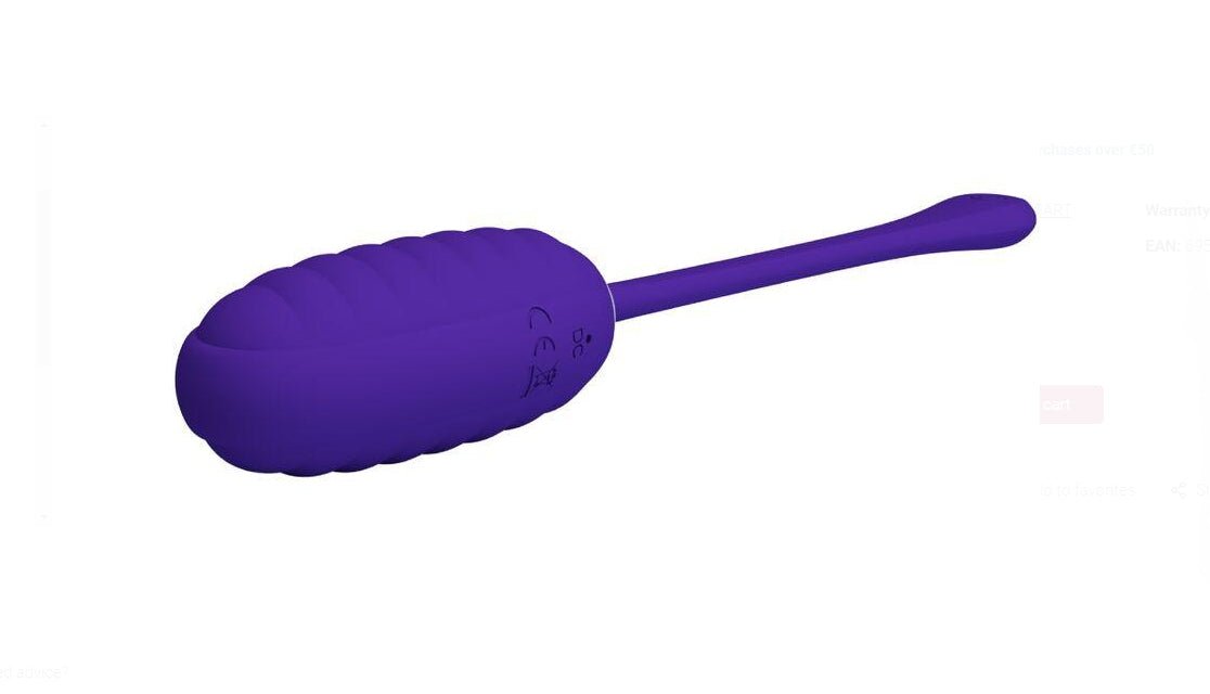 Kirk Rechargeable Vibrating Egg - Purple BI-014654-3