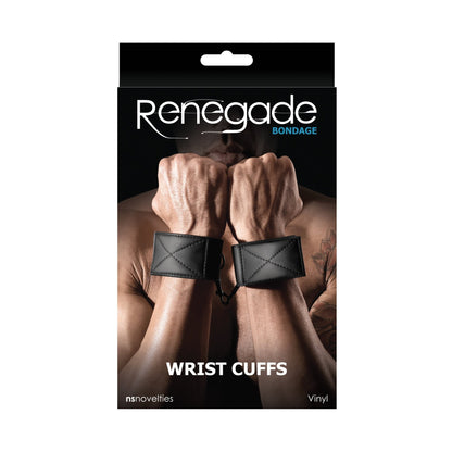 Renegade Bondage Wrist Cuff - Black NSN1193-13