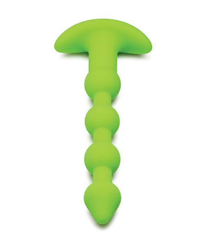 Glow in the Dark Anal Beads - Green BNG-AH461