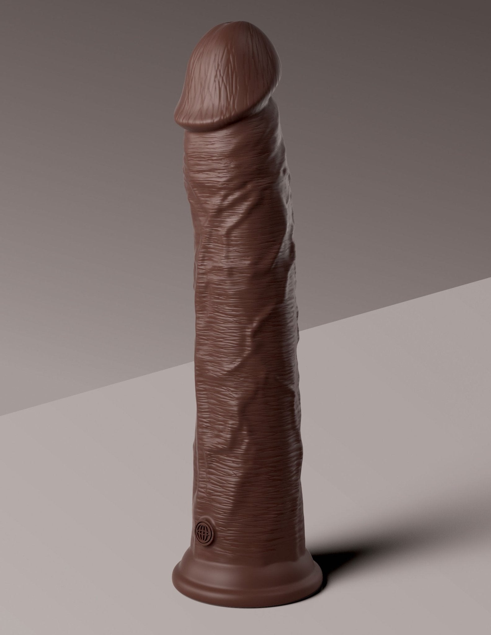 King Cock Elite 11 Inch Silicone Dual Density Cock - Brown PD5775-29