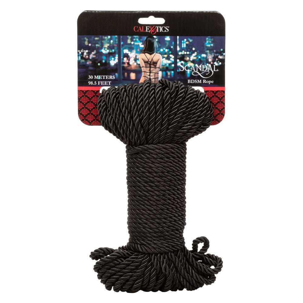 Scandal BDSM Rope 98.5 Ft/ 30m - Black SE2711982