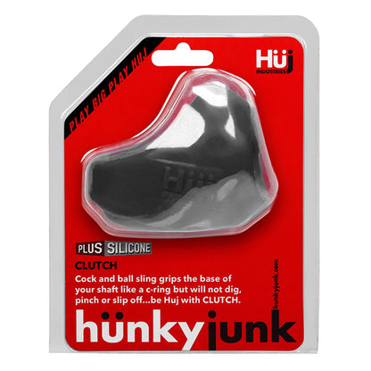 Hunkyjunk Clutch Cock Ball Sling - Tar OX-HUJ-106-TAR