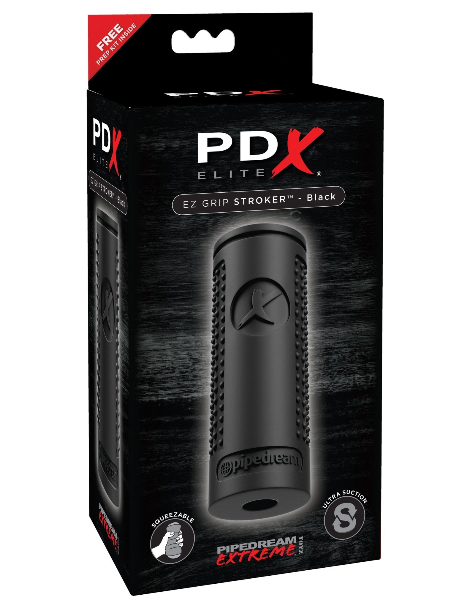 Pdx Elite Ez Grip Stroker Black PDRD501