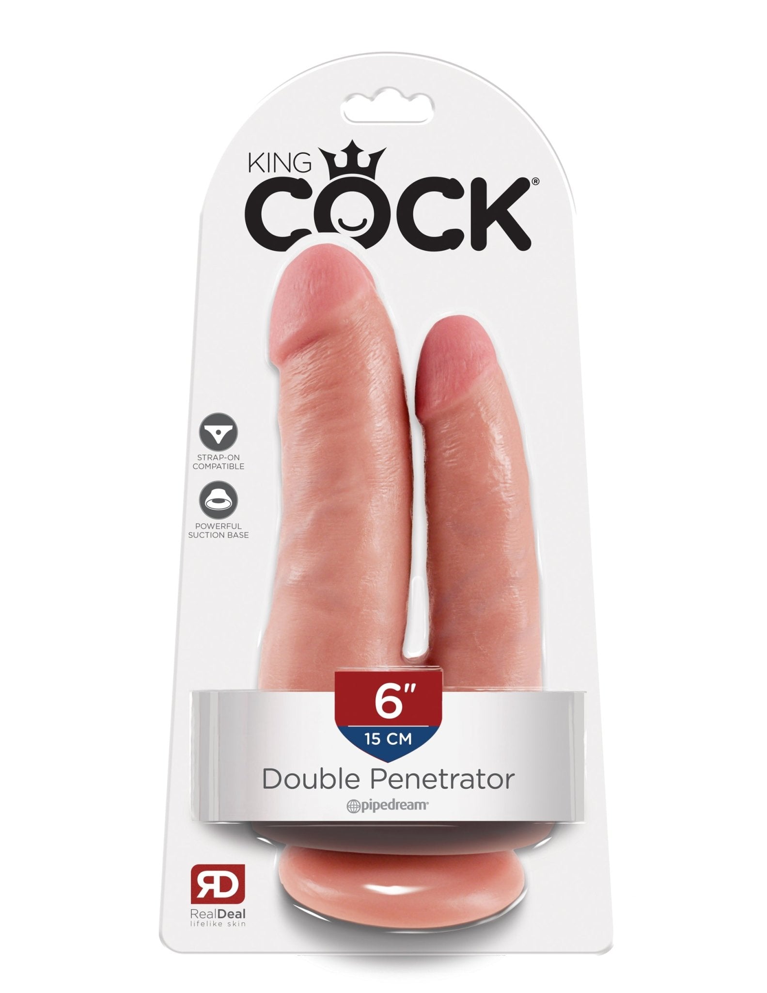 King Cock Double Penetrator - Flesh PD5512-21