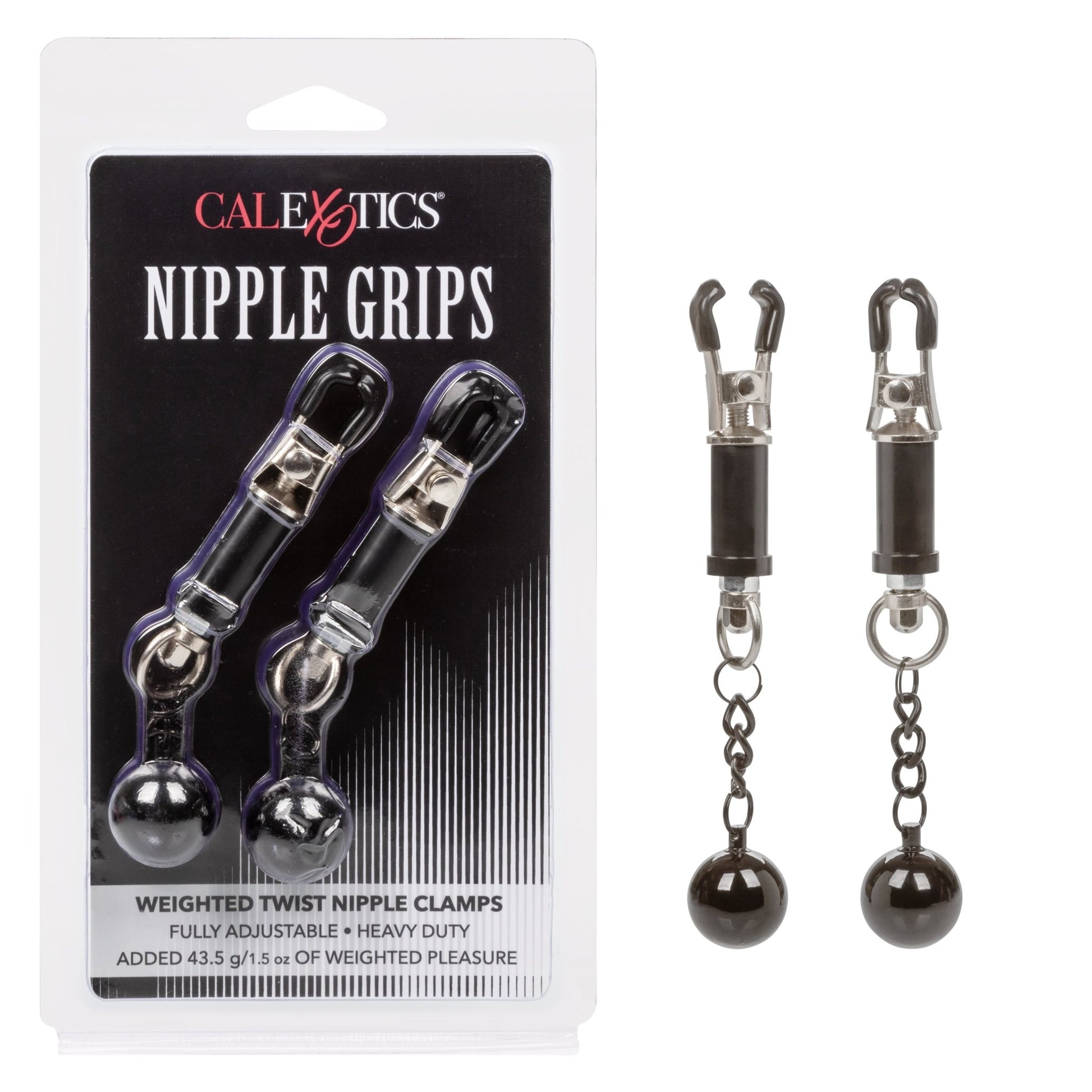 Nipple Grips Weighted Twist Nipple Clamps SE2551202