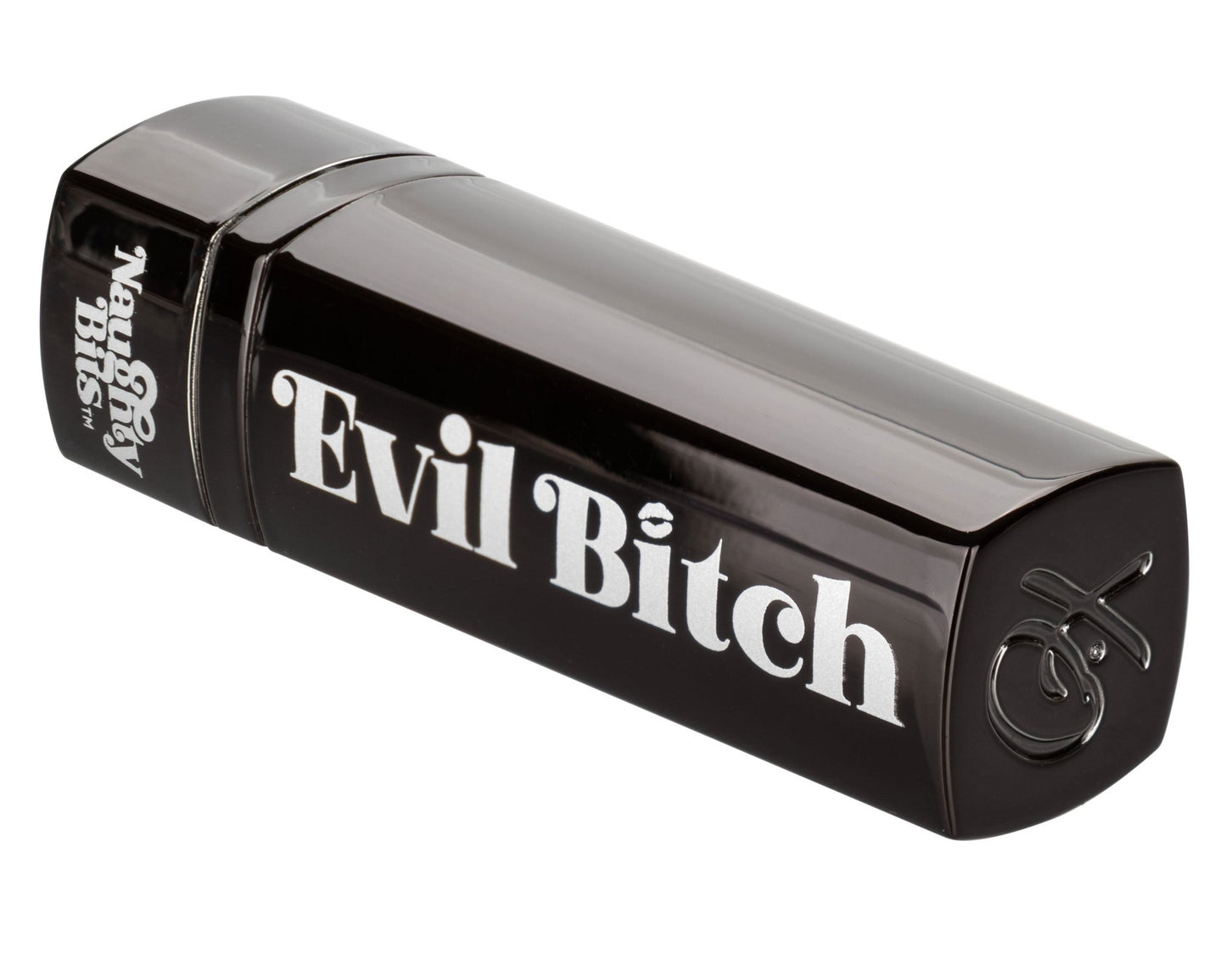 Naughty Bits Evil Bitch Lipstick Vibrator - Black SE4410053