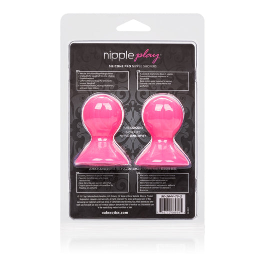 Nipple Play Silicone Pro Nipple Suckers - Pink SE2644752