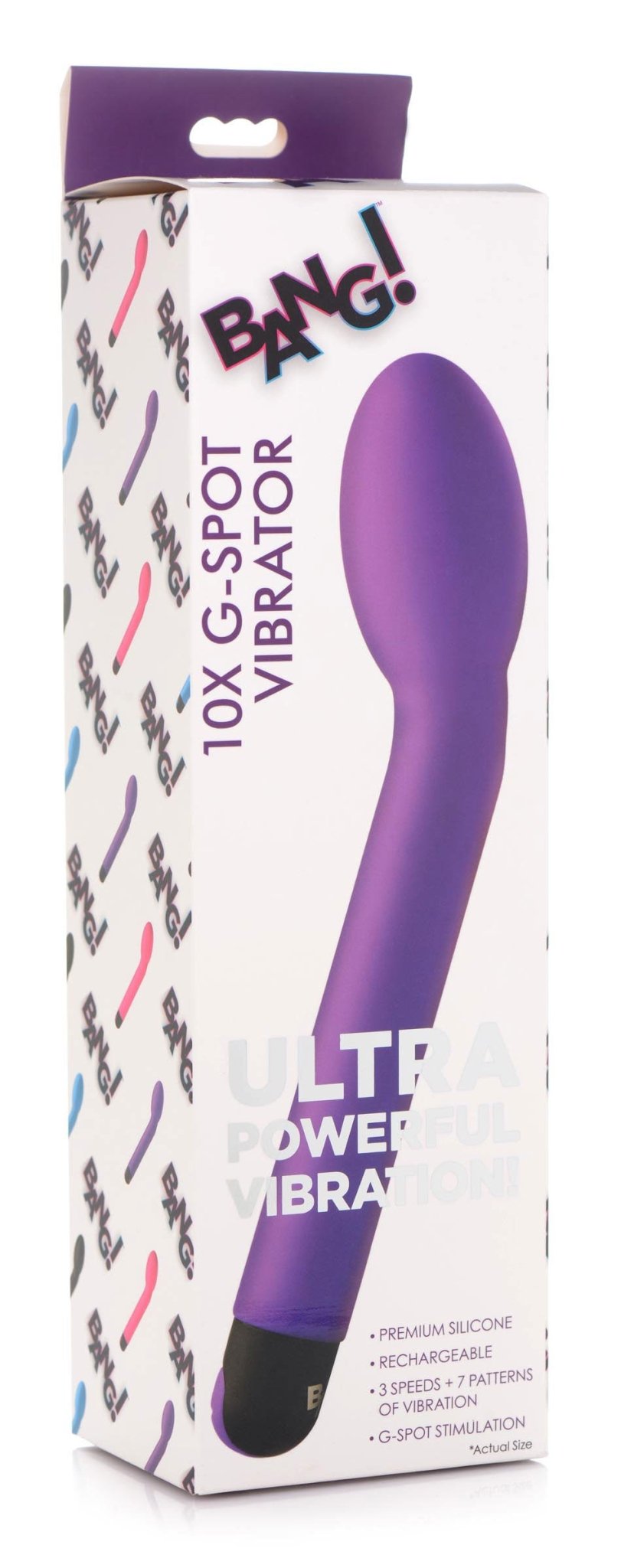 10x G-Spot Vibrator - Purple BNG-AG759-PUR