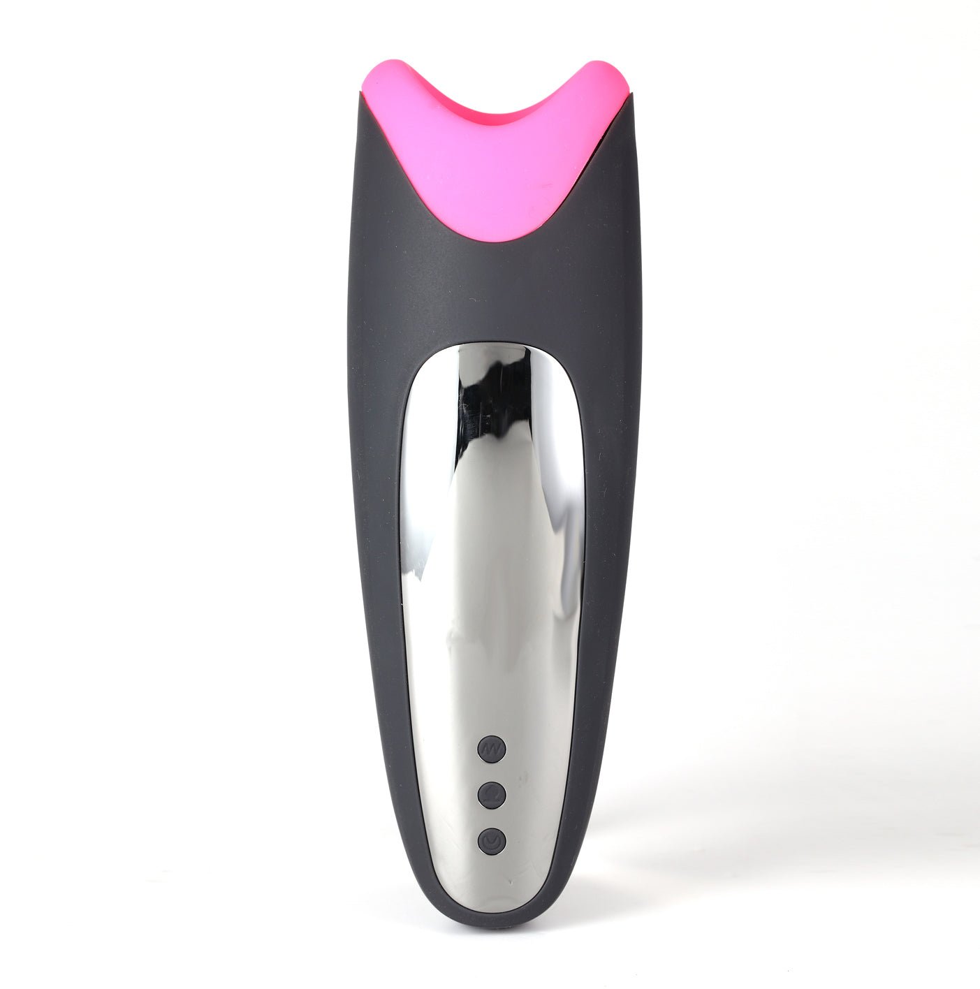 Piper USB Rechargeable Multi Function Masturbator With Suction - Black/pink MTLM18-F01