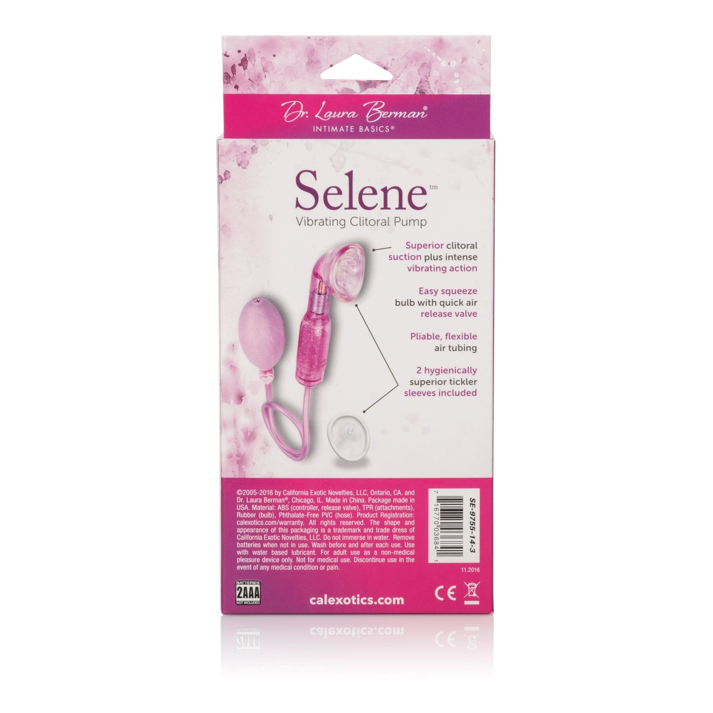 Dr. Laura Berman Selene Vibrating Clint Pump SE9755143