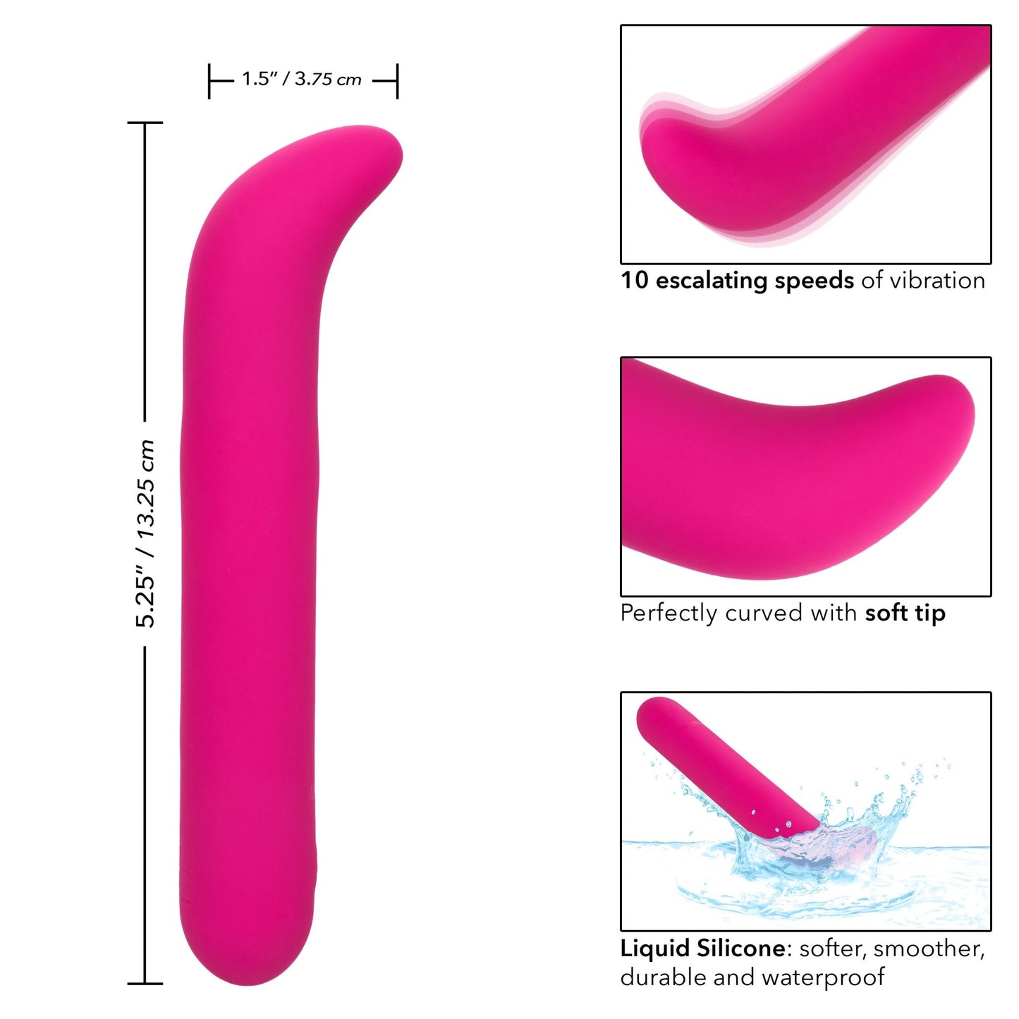 Bliss Liquid Silicone G Vibe - Pink SE0570103