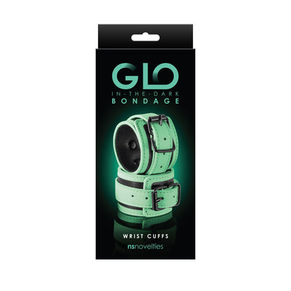 Glo Bondage - Wrist Cuff - Green NSN-0497-38