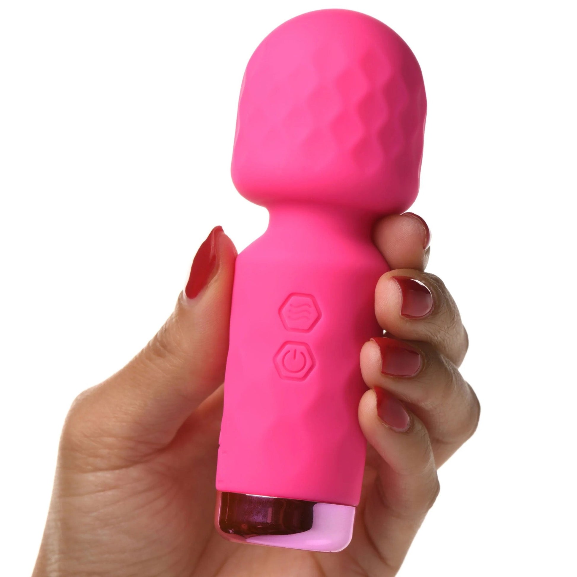 10x Mini Silicone Wand - Pink BNG-AH205-PNK