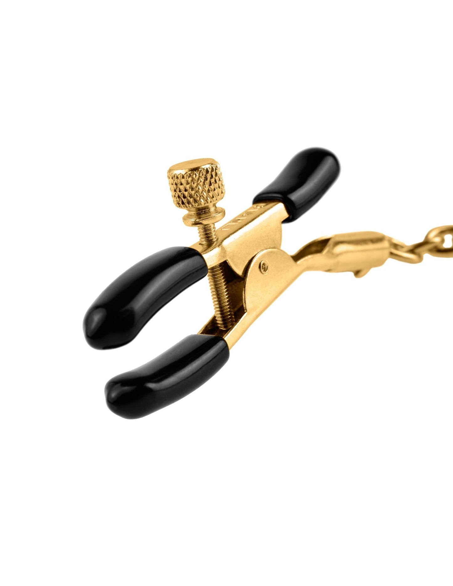 Fetish Fantasy Gold Chain Nipple Clamps - Gold PD3977-27