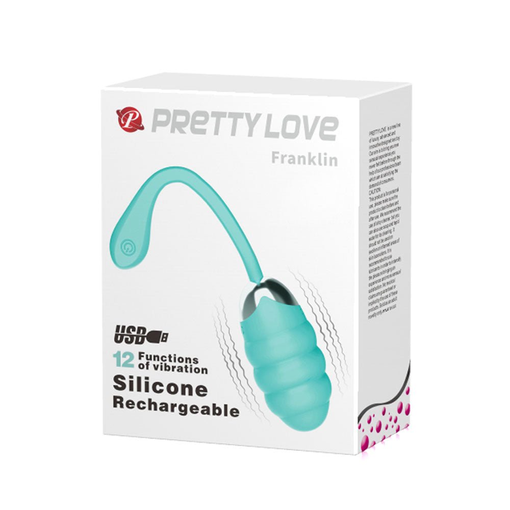 Pretty Love Franklin Rechargeable Vibrating Egg - Mint BI-014656