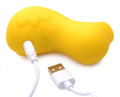 Sucky Ducky Silicone Clitoral Stimulator - Yellow INM-AG685YLW