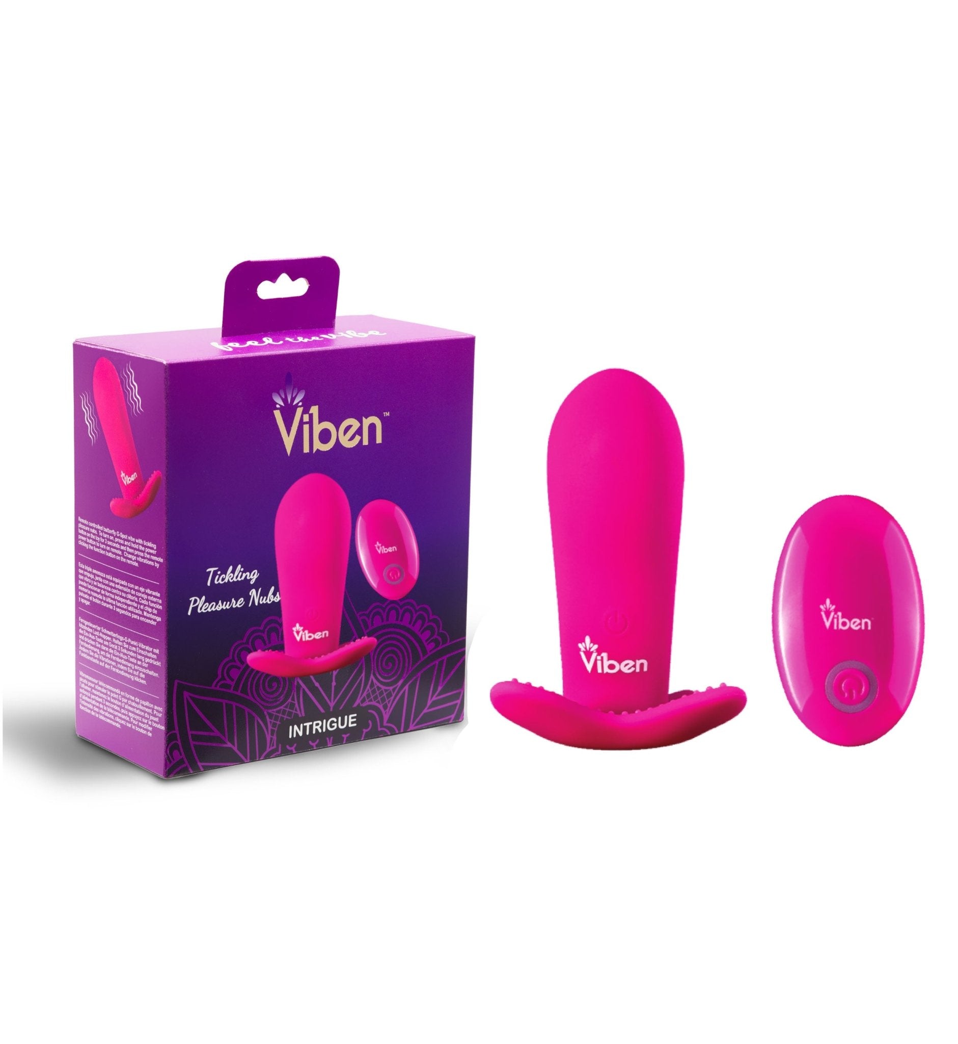 Intrigue - Hot Pink - Remote Control 10-Function Panty Vibe VB-66112